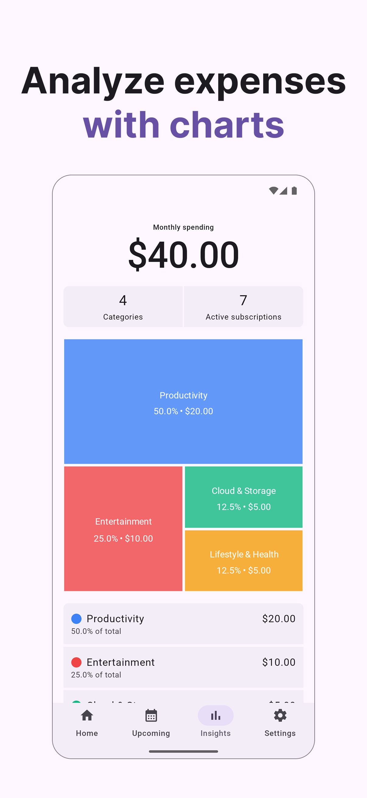 Penny subscription manager - Screenshot 3